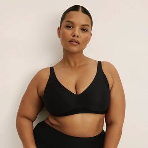 KNIX Revolution V-Neck Bra - XL+ BLACK